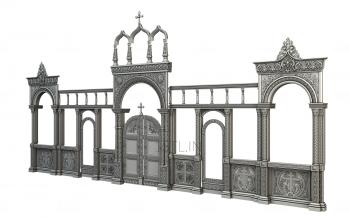 Iconostasis (IKN_0164) 3D model for CNC machine